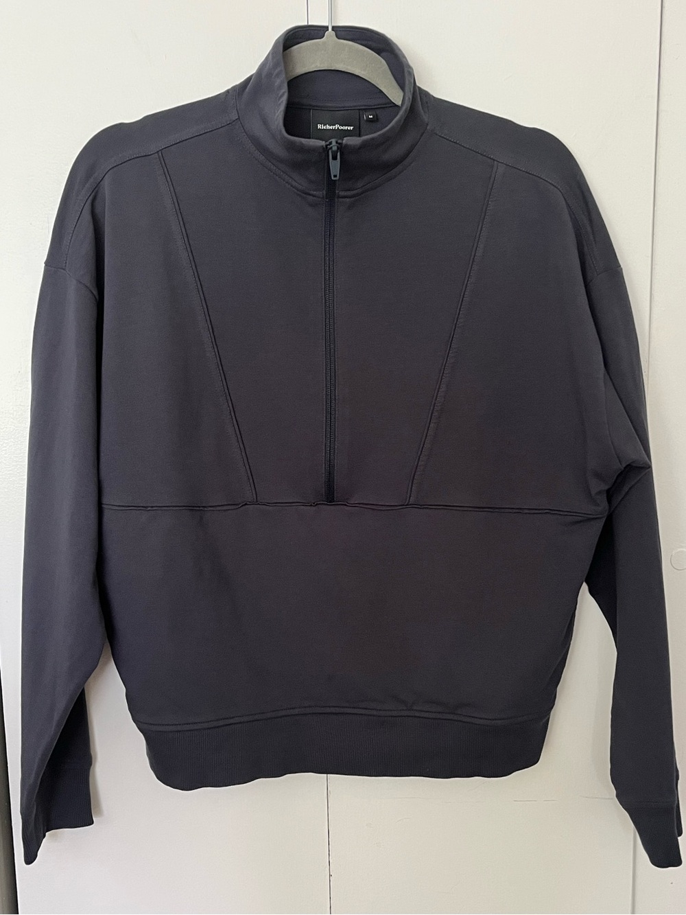 Richer Poorer Terry Half Zip Pullover Size M EUC